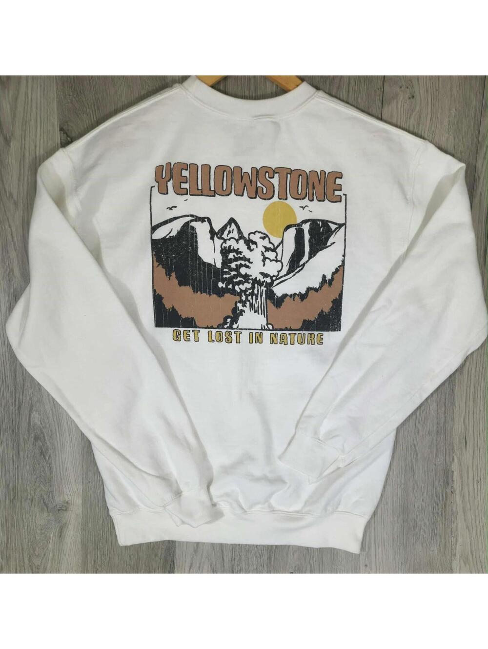 Yellowstone Get Lost in Nature Crewneck Sweatshirt Outdoor#6